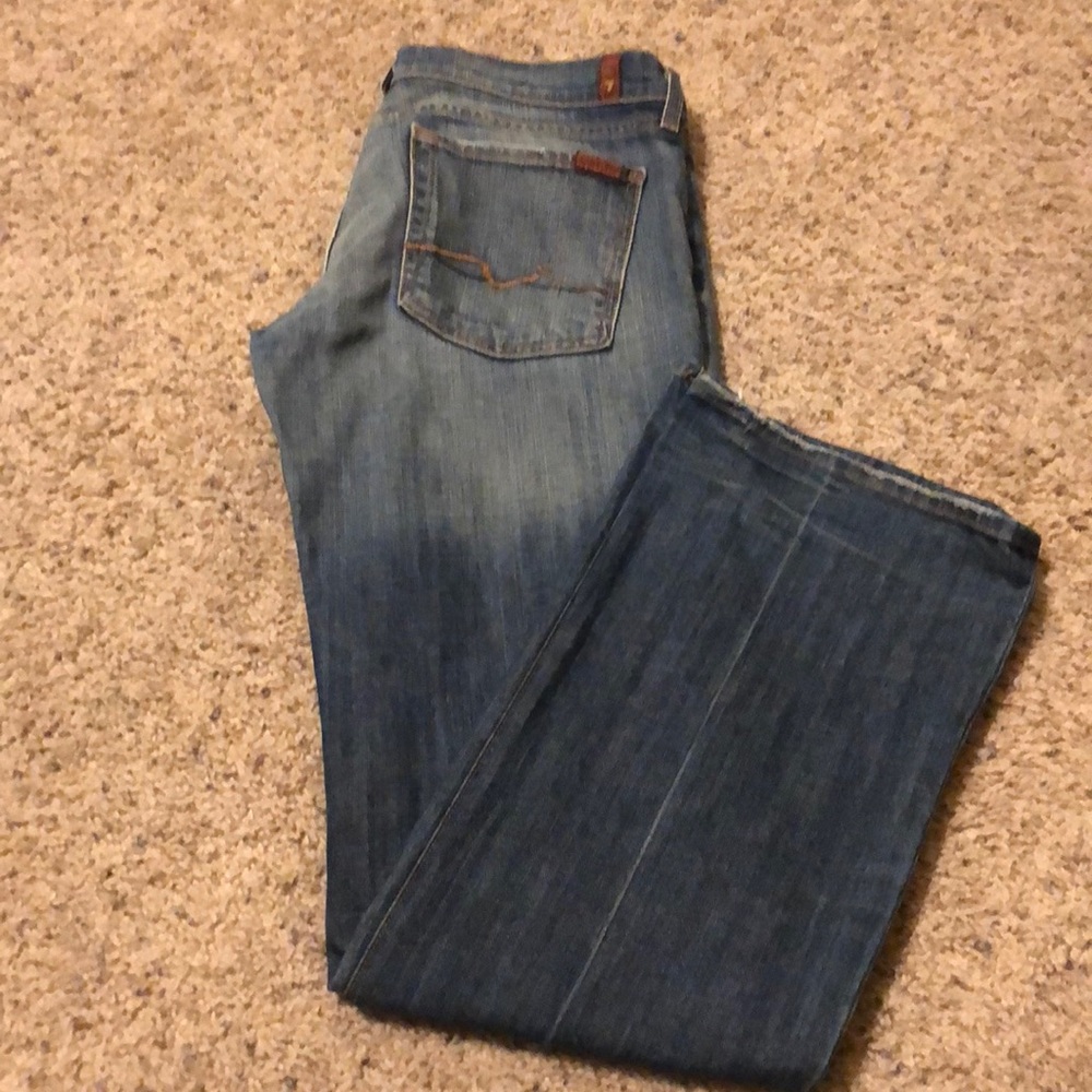 7 for all mankind jeans, bootcut.